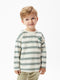 Crew Neck Long Sleeve Striped Baby Boy T-shirt